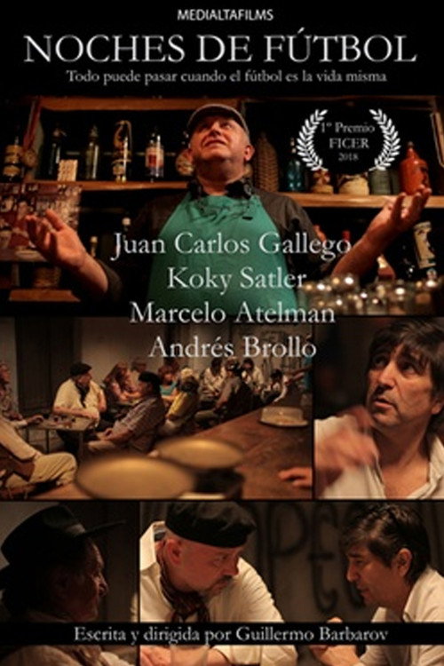 Noches de fútbol official trailer poster