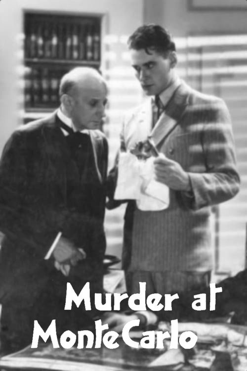 Murder at Monte Carlo official trailer poster