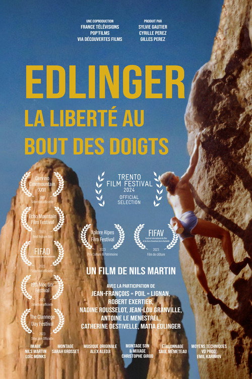 Edlinger, la liberté au bout des doigts official trailer poster