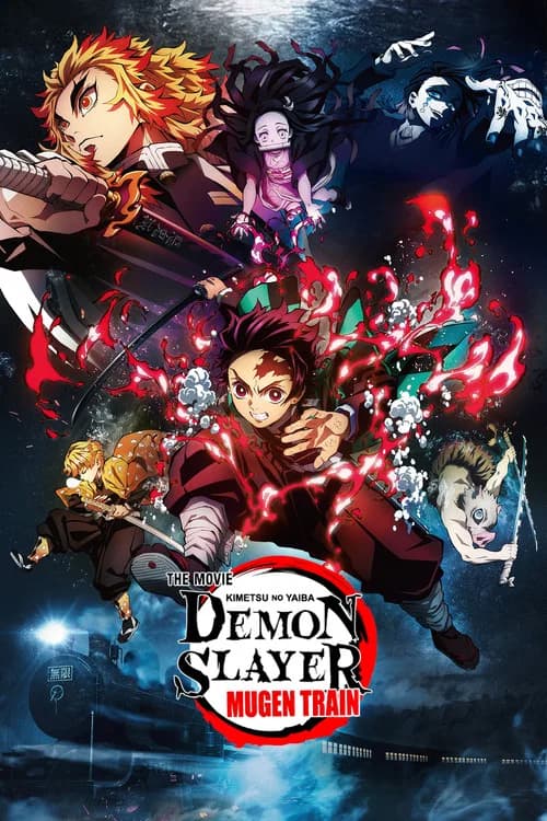 Demon Slayer -Kimetsu no Yaiba- The Movie: Mugen Train official trailer poster