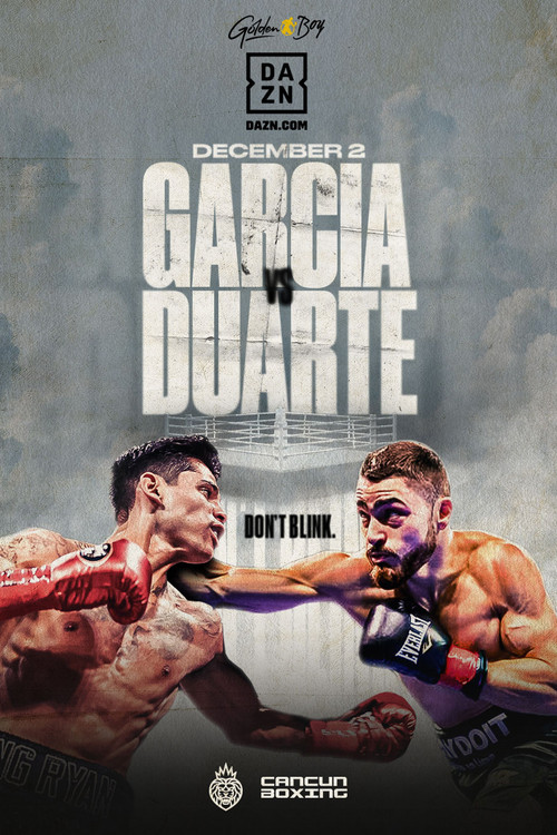 Ryan Garcia vs. Oscar Duarte official trailer poster
