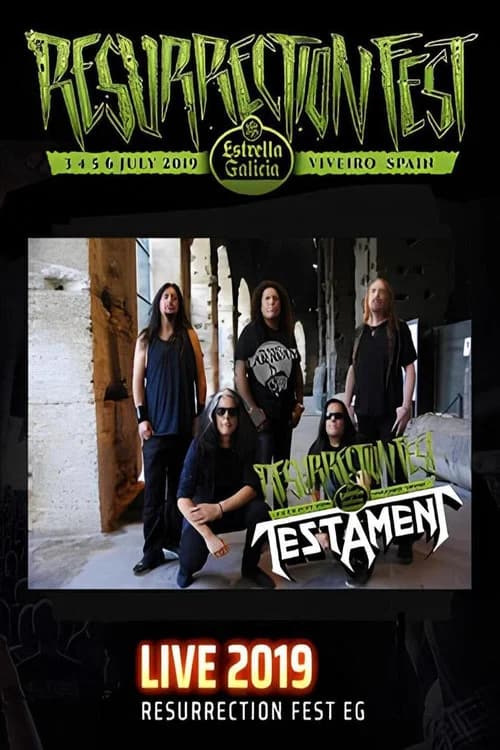 Testament - Live at Resurrection Fest EG 2019 official trailer poster