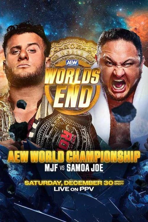AEW Worlds End 2023 official trailer poster