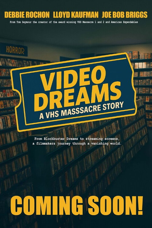 Video Dreams: A VHS Massacre Story official trailer poster