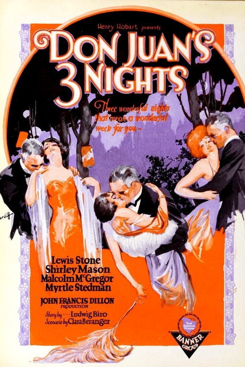 Don Juan's 3 Nights official trailer poster