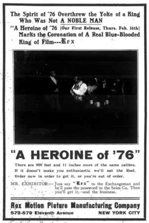 A Heroine of '76 official trailer poster