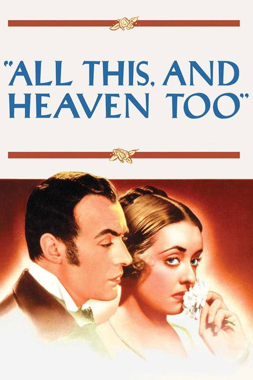 All This, and Heaven Too official trailer poster