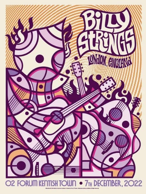 Billy Strings | 2022.12.07 — O2 Forum Kentish Town - London, England official trailer poster