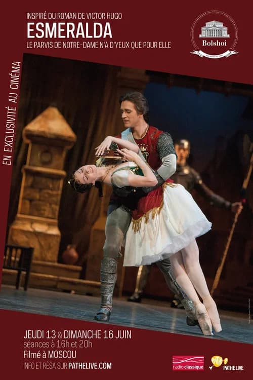 Bolshoi Theatre: ballet Esmeralda official trailer poster