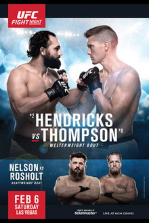 UFC Fight Night 82: Hendricks vs. Thompson official trailer poster