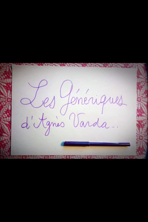 Agnès Varda's Credit Sequences official trailer poster