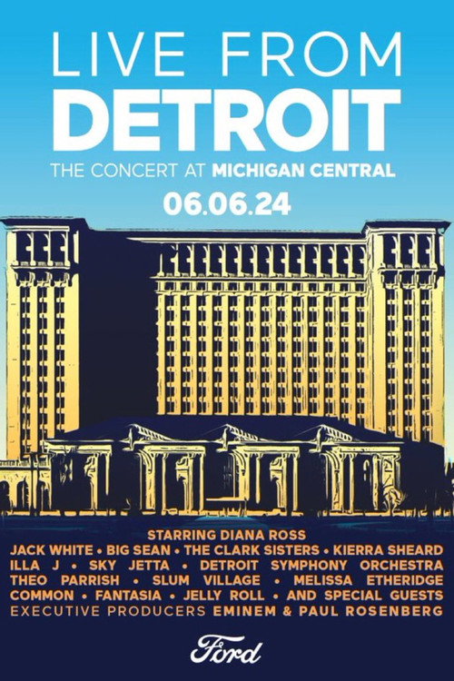Live from Detroit: The Concert at Michigan Central official trailer poster