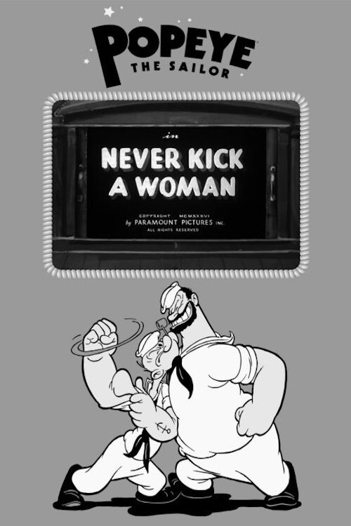 Never Kick a Woman official trailer poster