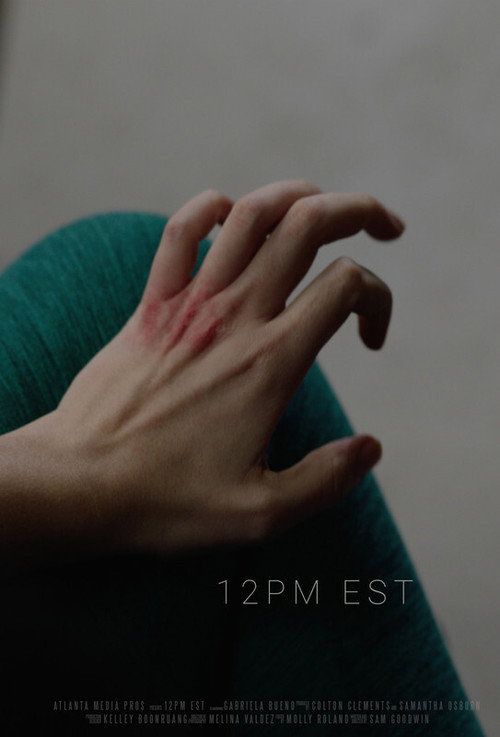 12pm EST official trailer poster