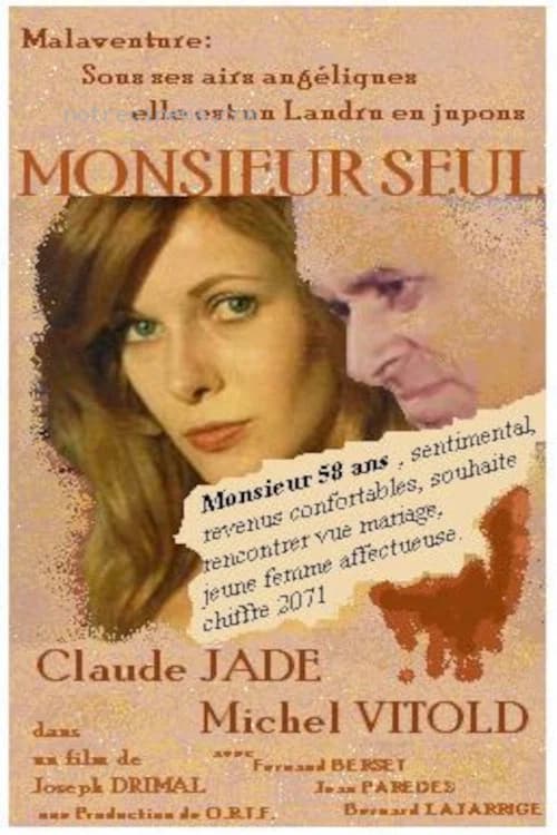 Monsieur seul official trailer poster