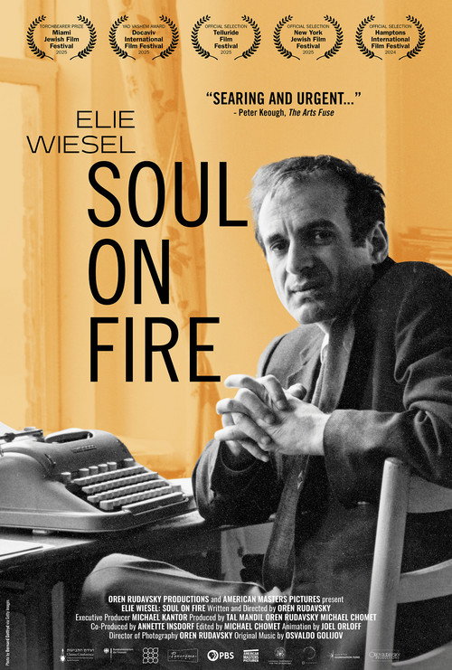 Elie Wiesel: Soul on Fire official trailer poster