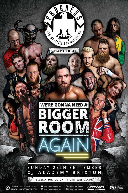 PROGRESS Chapter 36: We're Gonna Need a Bigger Room... Again official trailer poster
