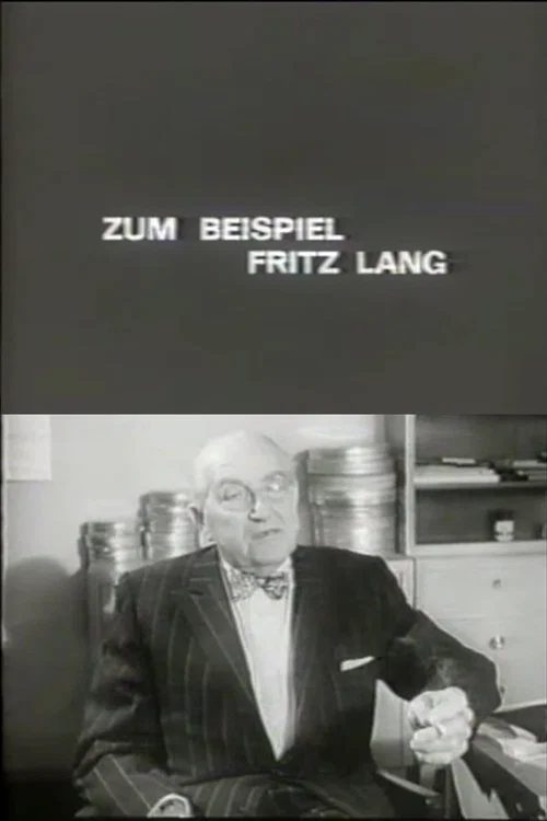 For Example Fritz Lang official trailer poster