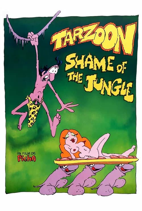 Tarzoon: Shame of the Jungle! official trailer poster