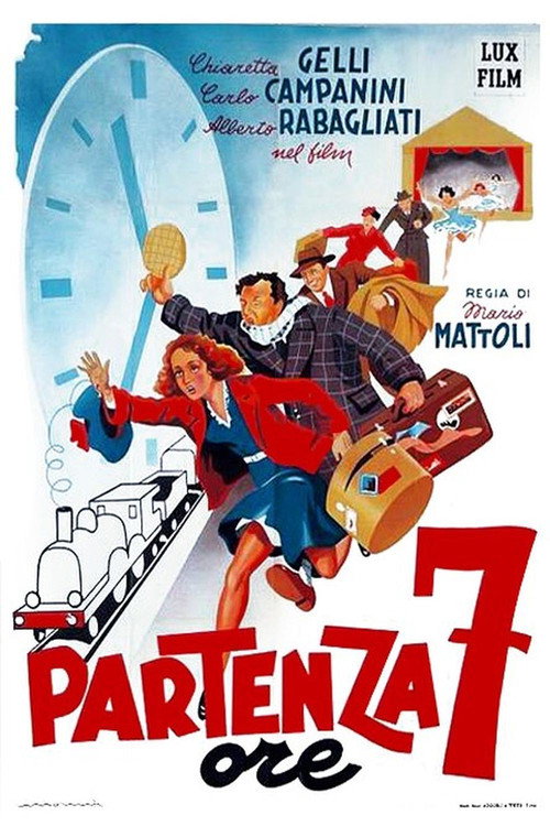 Partenza ore 7 official trailer poster