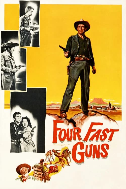 Four Fast Guns official trailer poster