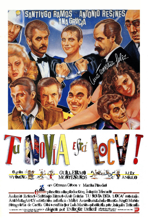 Tu novia está loca official trailer poster