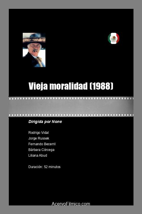 Vieja moralidad official trailer poster