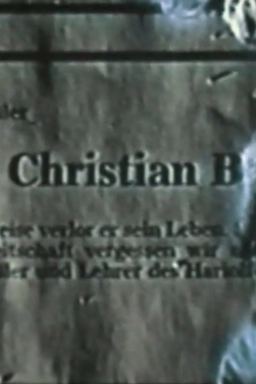 Christian B. official trailer poster