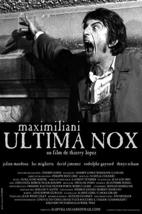 Maximiliani Ultima Nox official trailer poster