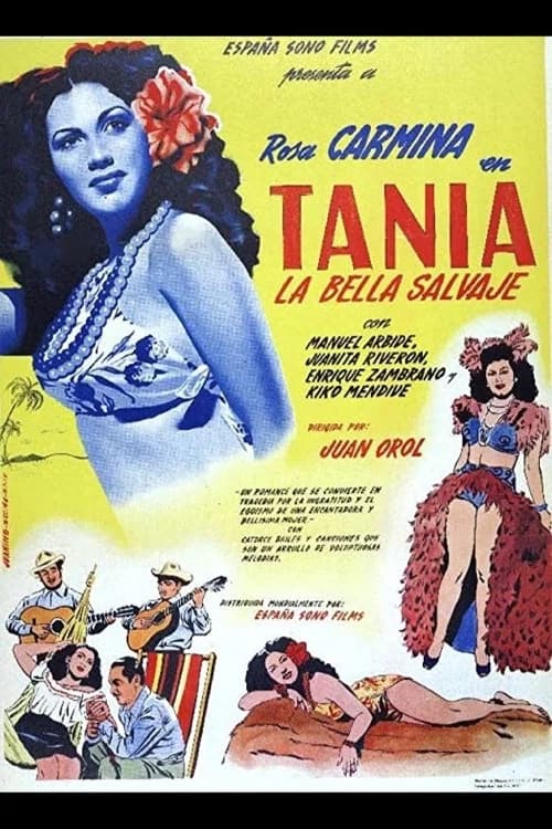 Tania, the Beautiful Wild Girl official trailer poster