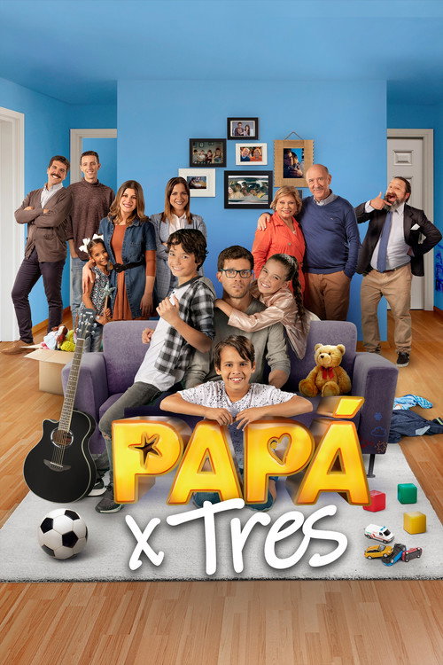 Papá X Tres official trailer poster