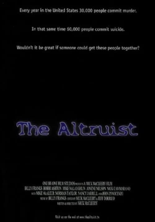 The Altruist official trailer poster
