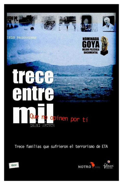 Trece entre mil official trailer poster