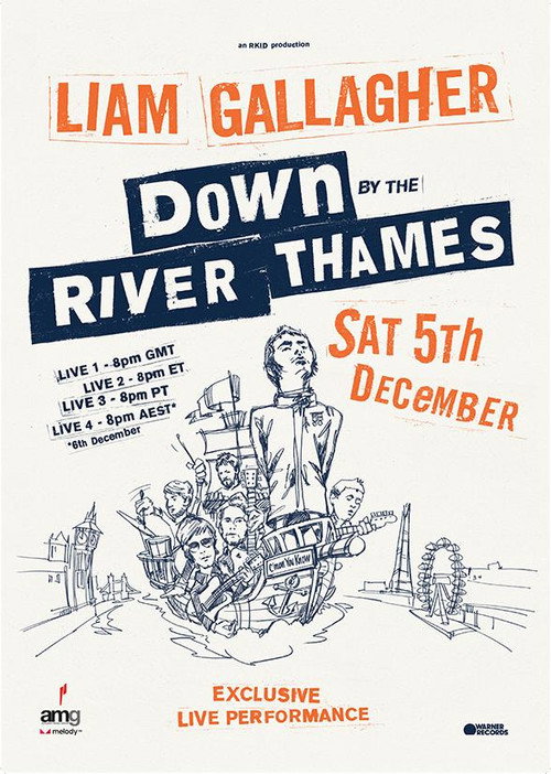 Liam Gallagher: Down by the River Thames official trailer poster