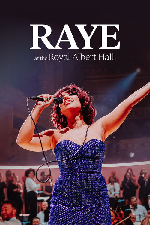 RAYE at the Royal Albert Hall official trailer poster