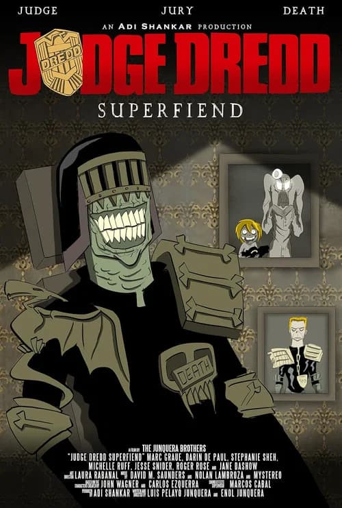 Judge Dredd: Superfiend official trailer poster