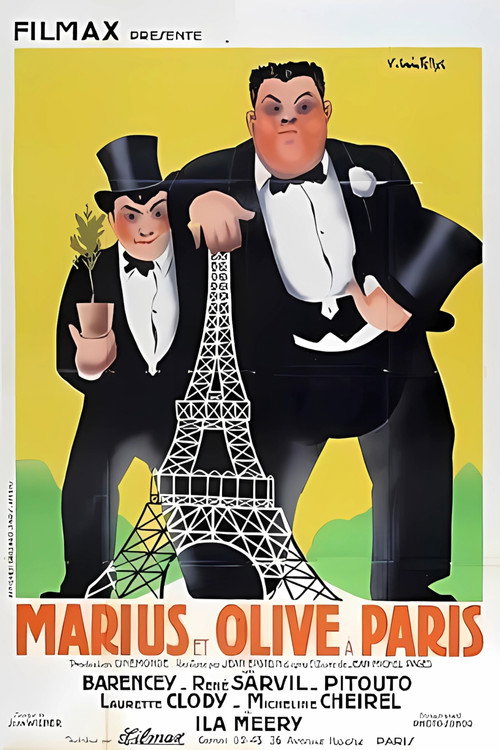Marius and Olive in Paris official trailer poster