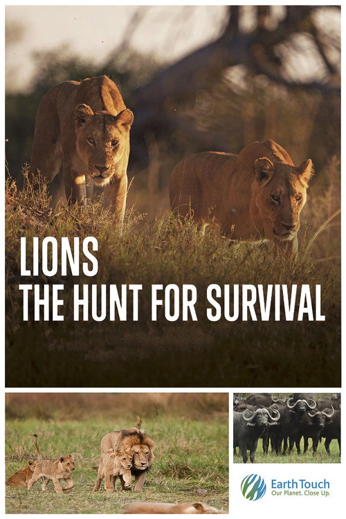 Lions: The Hunt for Survival official trailer poster