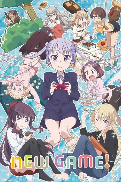 NEW GAME! official trailer poster