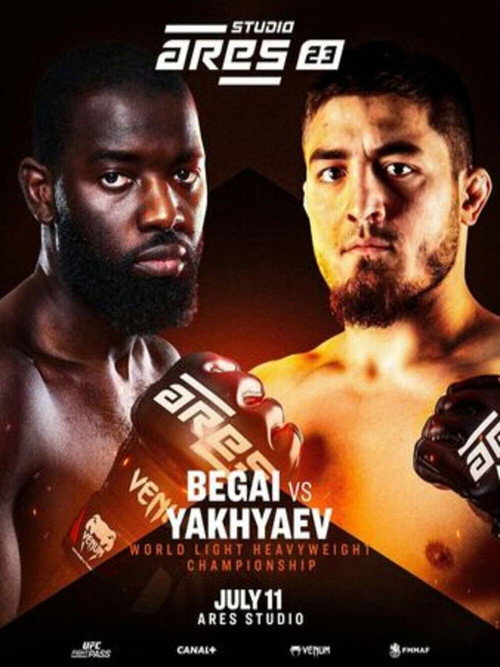 Ares FC 23: Begai vs. Yakhyaev official trailer poster