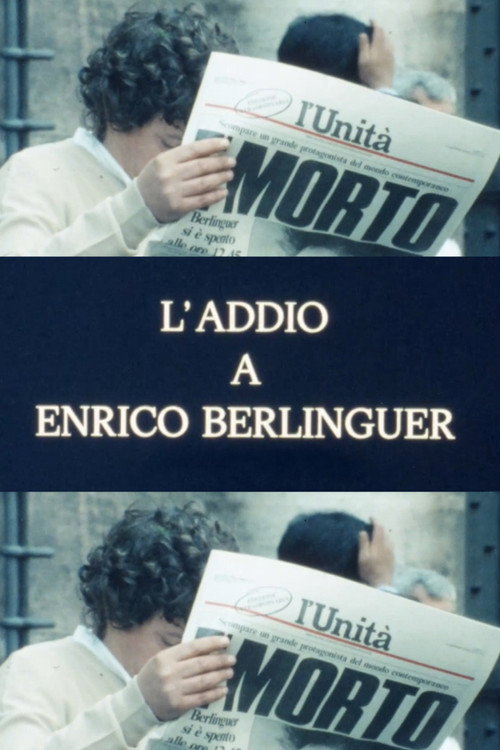 Farewell to Enrico Berlinguer official trailer poster