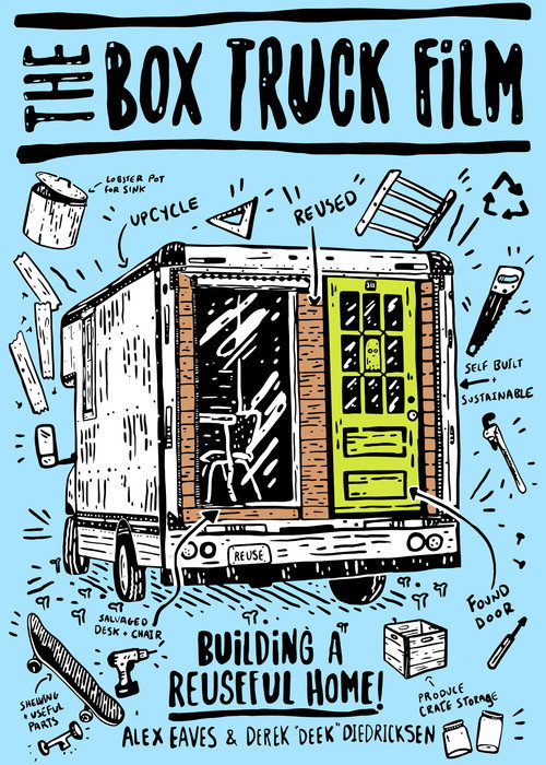 The Box Truck Film: Building A Reuseful Home official trailer poster