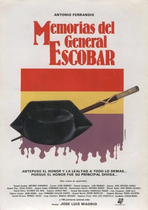 Memorias del general Escobar official trailer poster
