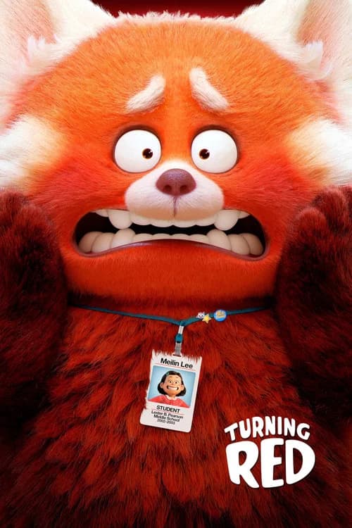 Turning Red official trailer poster