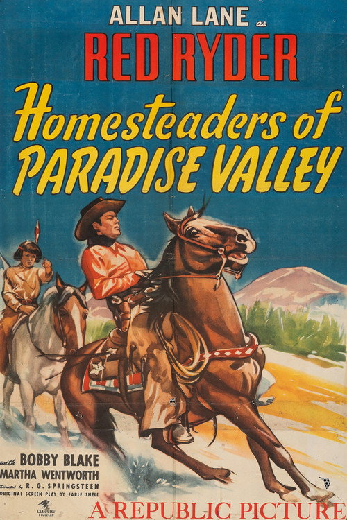 Homesteaders of Paradise Valley official trailer poster