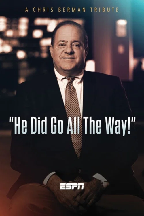 He Did Go All the Way: A Chris Berman Tribute official trailer poster