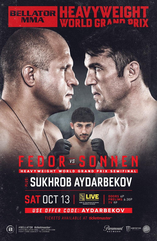 Bellator 208: Fedor vs. Sonnen official trailer poster