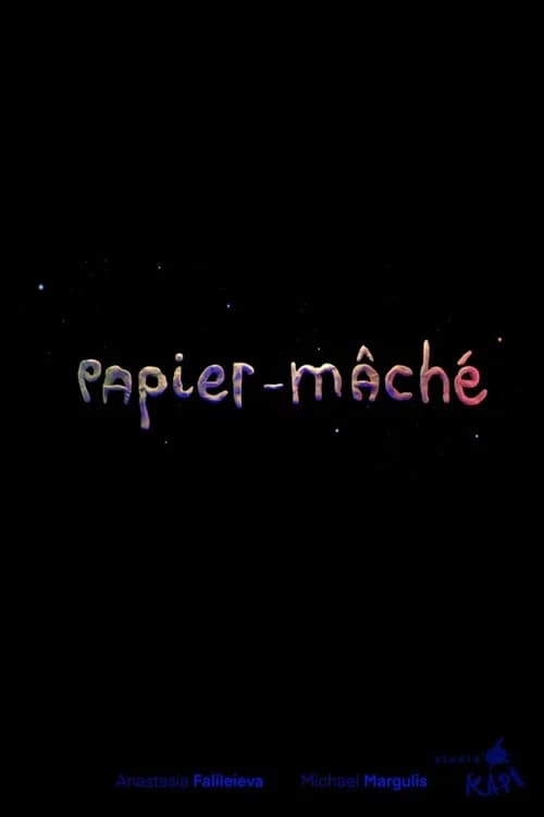 Papier-mâché official trailer poster