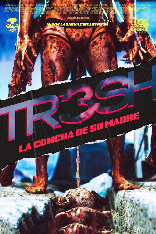 Tr3sh: La concha de su madre official trailer poster