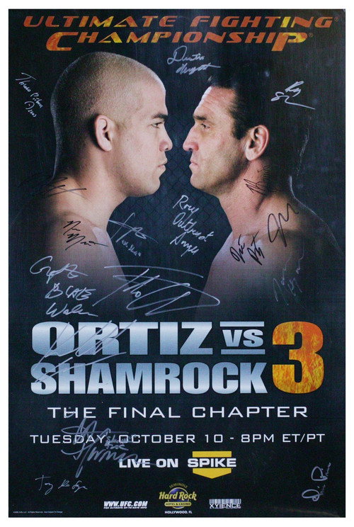 UFC Fight Night 6.5: Ortiz vs. Shamrock 3 official trailer poster